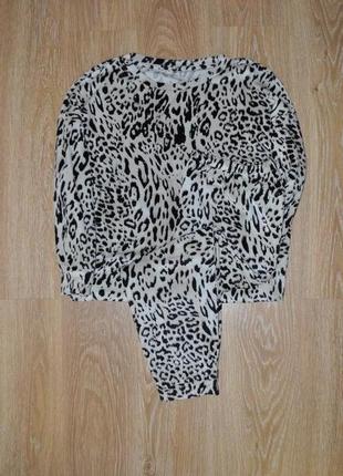 Велюровая уютная пижама звериный принт love to lounge