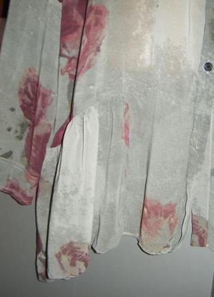 Шикарная яркая шифоновая блуза - туника, размер xl - 16 - 507 фото