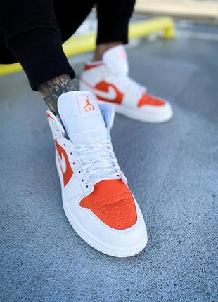 Кросівки nike air jordan 1 mid se bright citrus4 фото