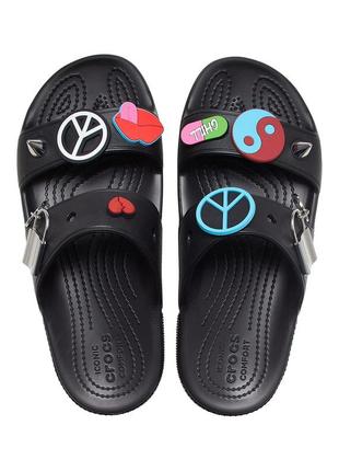 Шлепанцы мужские crocs feel the positivity2 фото