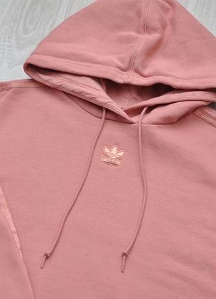 Жіноче укорочене оверсайз  худі adidas8 фото