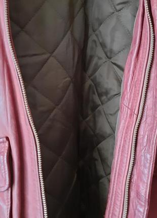 Винтажная мужская кожаная куртка-пилот vintage leather jacket3 фото