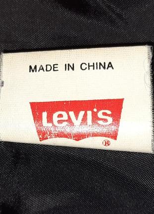Винтажная женская кожаная куртка levi's | levis sta-prest vintage7 фото