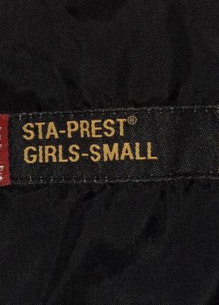 Винтажная женская кожаная куртка levi's | levis sta-prest vintage6 фото