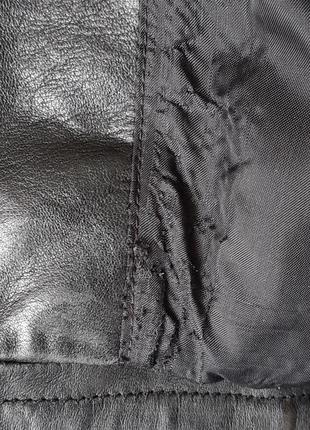 Винтажная женская кожаная куртка levi's | levis sta-prest vintage5 фото
