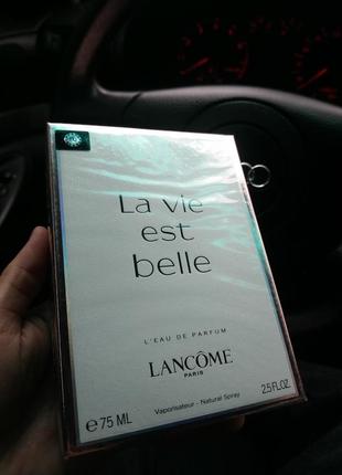 Женская 👱‍♀️ парфюмированная вода 🔥 lancome la vie est belle 🔥 75 ml жіноча парфумована вода