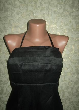 Шикарное черное платье4 фото