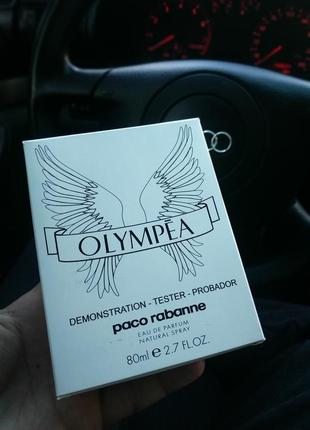 Женская 👱‍♀️ парфюмированная вода 🔥 paco rabanne olympea 🔥 tester 80 ml жіноча парфумована вода