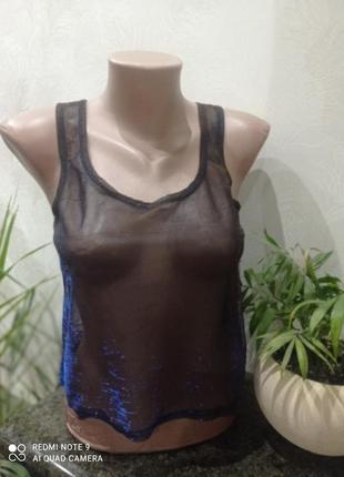 Маєчка із люрексом прозора