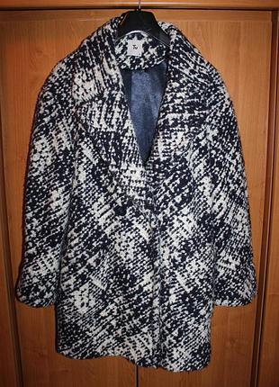 Стильное пальто-бойфренд tu для стильной девушки