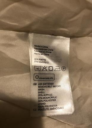 Плюшевый тедди жакет h&m4 фото