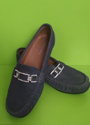 Туфли мокасины серые allshoes, 36
