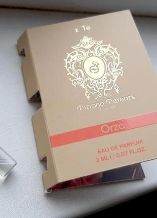 Tiziana terenzi orza💥оригинал миниатюра пробник mini spray 2 мл книжка цена за 1мл2 фото