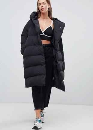 Ексклюзивне дуте oversize пальто з капюшоном від asos