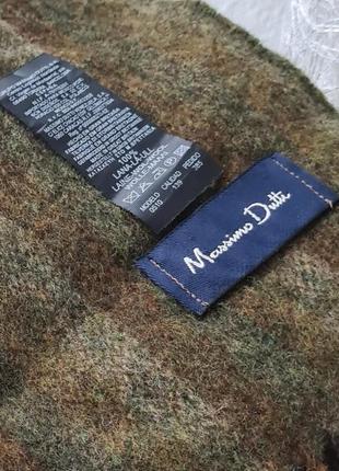 Крутий класний теплий зимовий вовняний шерстяний брендовий шарф натуральна вовна шерсть5 фото