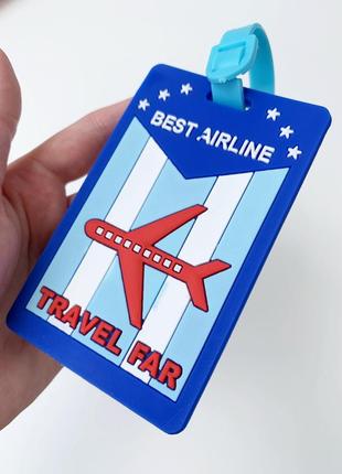 Тег для багажу, бірка, брелок, bag tag, baggage tag3 фото