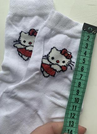 Носки, шкарпетки hello kitty 32-35 розмір6 фото