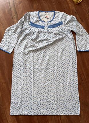 Нічна сорочка тепла жіноча батал ночнушка великий розмір10 фото
