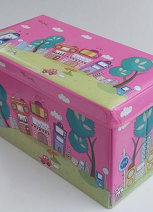 Коробка-органайзер kp60 ш 60*д 30*в 35  см. для зберігання одягу, взуття чи невеликих предметів