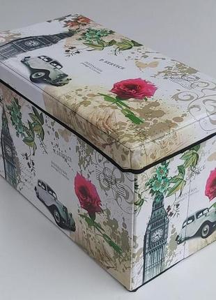 Коробка-органайзер kp60 ш 60*д 30*в 35  см. для хранения одежды, обуви или небольших предметов