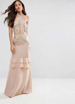 Maya декорированное платье на выпускной доставка сутки