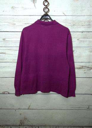 Красивый фиолетовый джемпер свитер3 фото