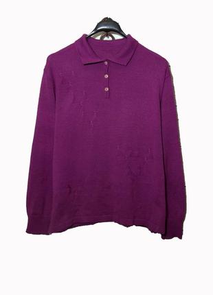 Красивый фиолетовый джемпер свитер1 фото
