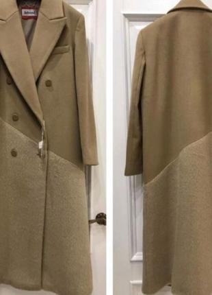 Пальто max mara camel