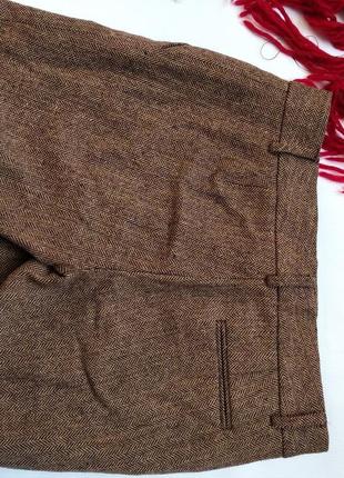 Теплые шерстяные прямые брюки-трубы zara3 фото