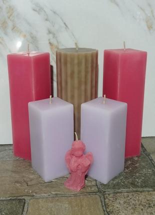 Свічки тривалого горіння, набір ароматичних декоративних свічок1 фото