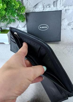 Чоловічий шкіряний гаманець портмоне шкіряне5 фото