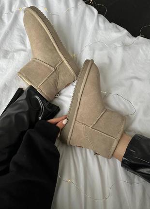 Жіночі угги ugg mini dark женские уггы