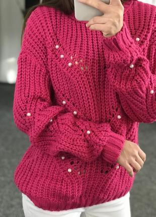 Красивый свитер с бусинками george 36-382 фото