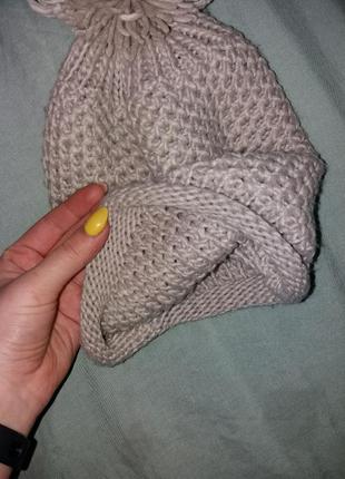 Шапка з помпоном 2