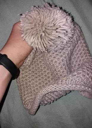 Шапка з помпоном 3
