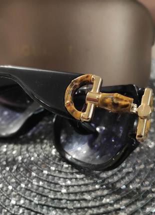 Сонцезахисні окуляри гуччі. gucci sunglasses horsebit bamboo4 фото