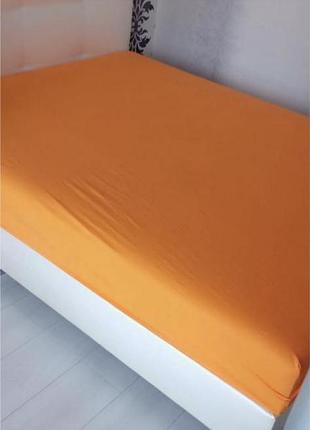 Трикотажнаяпоостынь на резинке оранж