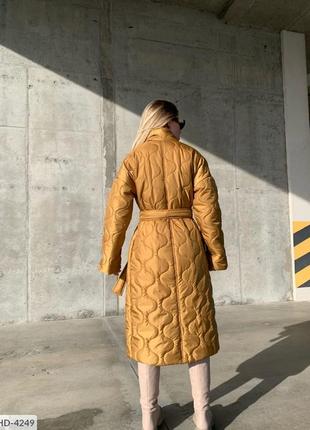 Женское стеганое пальто размеры 42-525 фото