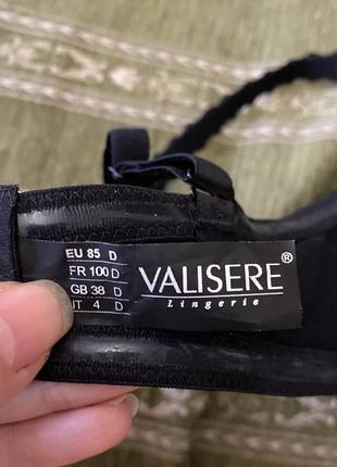 Шикарний, базовий, бюстгальтер, чорного кольору, від бренду: valisere lingerie.9 фото