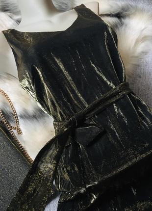 Сукня золота з люрексом вечірнє плаття золоте міді сукня bhs-  m,l