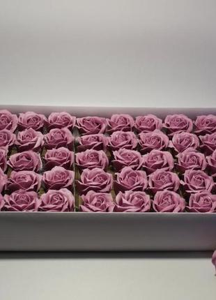 Світло-махагонова троянда lux-класу для створення розкішних нев'янучих букетів і композицій з мила