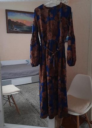 Сукня шифонова квітковий принт