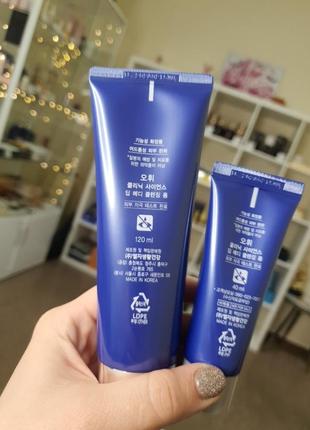 Пінка для вмивання жирної та акне шкіри o hui clinic science  deep medi-cleansing foam 120ml+40ml3 фото