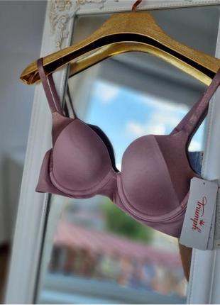 Бюстгальтер triumph body make up в цвете пыльной розы 80е