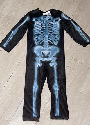 Детский карнавальный костюм скелета на хеллоуин, 👻
