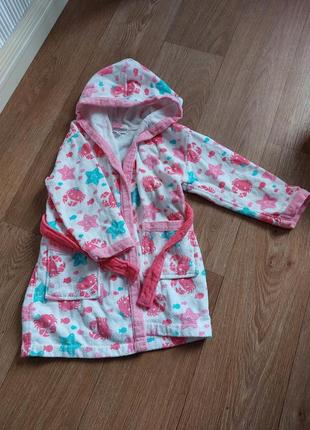 Махровий халат на дівчинку