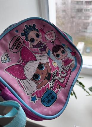 Набор рюкзак и сумка через плечо для девочки в стиле lol2 фото