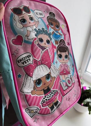 Набор рюкзак и сумка через плечо для девочки в стиле lol4 фото