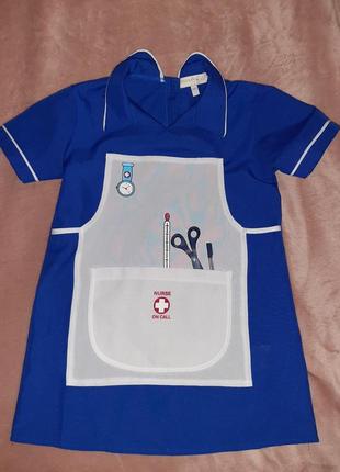 Платье доктор ,медсестра, врач на 3-5 лет3 фото