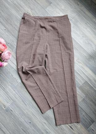 Женские брюки цвет капучино штаны большой размер батал 50 /524 фото